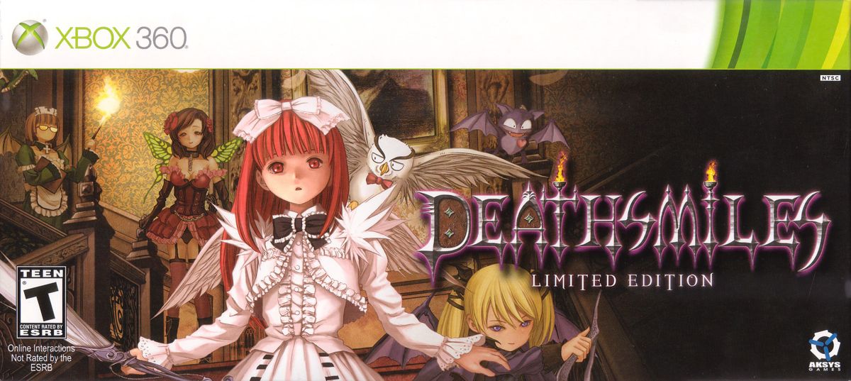 DeathSmiles Limited Edition box art for Xbox 360